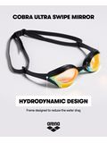 Arena Cobra Ultra Swipe Goggles - Yellow Mirror/Blue