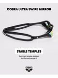 Arena Cobra Ultra Swipe Goggles - Yellow Mirror/Blue