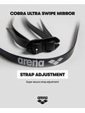 Arena Cobra Ultra Swipe Goggles - Yellow Mirror/Blue