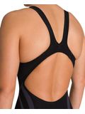 Arena Powerskin Carbon Core FX Open Back Kneelength - Black/Gold