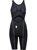 Arena Powerskin Carbon Core FX Open Back Kneelength - Black/Gold