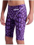Arena Powerskin ST NEXT Junior Jammers - Leopard Violet