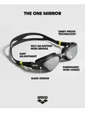 Arena The One Goggles - Silver Mirror/Black