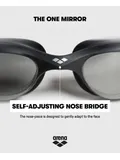 Arena The One Goggles - Silver Mirror/Black