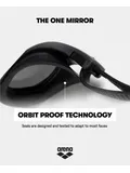 Arena The One Goggles - Silver Mirror/Black