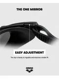 Arena The One Goggles - Silver Mirror/Black