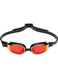 Aqua Sphere Xceed Goggles - Red Titanium Mirror/Black/Black