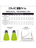 DMC Fins Original Fins - Orange & Grey
