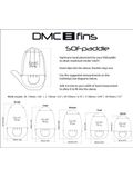 DMC Fins SOFpaddle Hand Paddles  - Blue