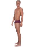 Engine Club Cut Pool Briefs - Maroon