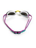 Arena Python Goggles - Silver Mirror/White/Fuchsia