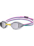 Arena Python Goggles - Silver Mirror/White/Fuchsia