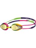 Arena Tracks Junior Mirrored Goggles - Violet/Fuchsia/Green