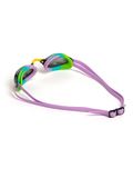 Arena Python Goggles - Green Mirror/Violet/Green