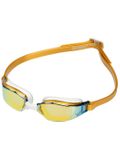 Michael Phelps Xceed Goggles - Titanium Mirrored/Gold/White