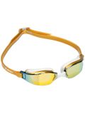 Michael Phelps Xceed Goggles - Titanium Mirrored/Gold/White