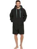 Zoggs Pool Parka - Black/Mint