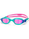 Zoggs Phantom 2.0 Junior Titanium Goggles - Pink Mirror/Turquoise/Pink
