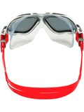 Aqua Sphere Vista Swim Mask - Smoke/White/Grey/Red