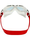 Aqua Sphere Vista Swim Mask - Iridescent Mirror/White/Red