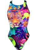 Turbo Wide Strap One Piece - Cool Tiger