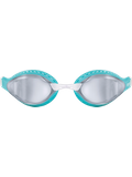 Arena Airspeed Goggles - Silver Mirror/Turquoise