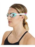 Arena Airspeed Goggles - Silver Mirror/Turquoise