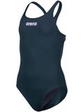 Arena Solid Swim Pro One Piece Girls - Navy/White