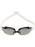 Aqua Sphere Xceed Goggles - Silver Titanium Mirror/Black/White