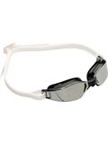 Aqua Sphere Xceed Goggles - Silver Titanium Mirror/Black/White