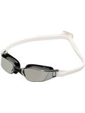 Aqua Sphere Xceed Goggles - Silver Titanium Mirror/Black/White