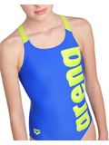 Arena V-Back One Piece - Graphic Blue/Yellow