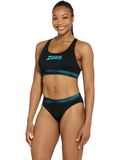 Zoggs Actionback Sports Bikini - Extender Light Blue