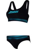 Zoggs Actionback Sports Bikini - Extender Light Blue