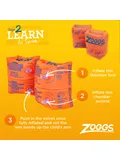 Zoggs Roll Ups Arm Bands - Orange