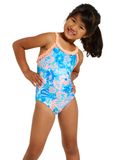 Zoggs Toddles Ruffle Crossback One Piece - Bahia