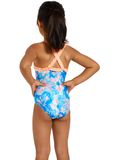 Zoggs Toddles Ruffle Crossback One Piece - Bahia
