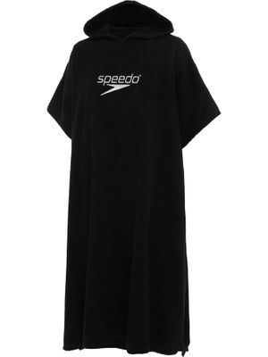 Speedo Adult Hooded Towel - Black/White