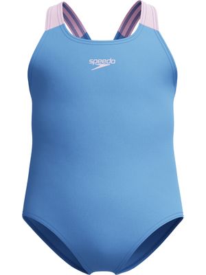 Speedo Toddler Girls Medalist One Piece - Periwinkle Blue