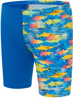 Speedo Toddlers Jammers - Fish/Lagoon Blue