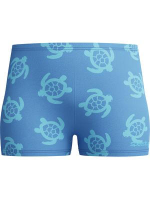 Speedo Toddler Boys Print Aquashorts - Periwinkle Blue
