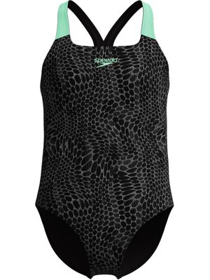 Speedo Digital Powerback One Piece - Alfalfa Green