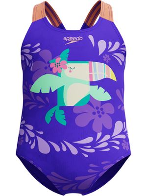 Speedo Toddlers One Piece - Toucan/Indigo Glow