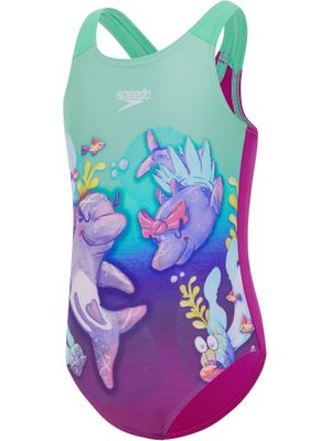 Speedo Toddlers Digital Printed One Piece - Arctic Glass