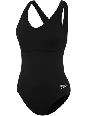 Speedo Contour Clipback One Piece - Black