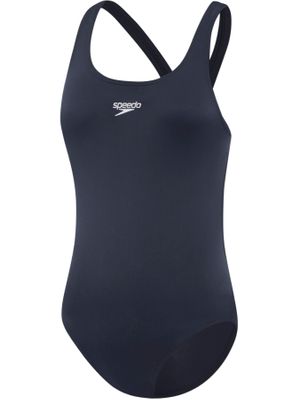 Speedo Girls Leaderback One Piece - Navy