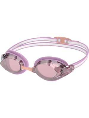 Speedo Womens Vanquisher 3.0 Goggles - Silver Mirror/Peony Pink/Vermillion