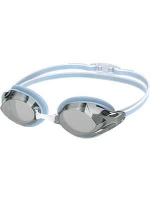 Speedo Womens Vanquisher 3.0 Goggles - Silver Mirror/Hawaiian Sky/Grey