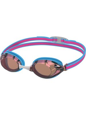 Speedo Vanquisher 3.0 Junior Goggles - Gold Mirror/Picton Blue/Vermillion