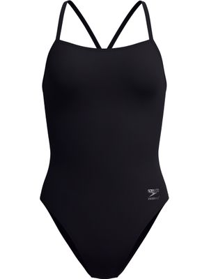 Speedo Solid V-Back 2.0 One Piece - Team Black